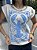 Tshirt Algodão Off White Lagosta Azul - Imagem 4
