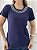 Tshirt Decote Redondo Azul Marinho Débora - Imagem 4