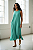 Vestido Midi Evasê Estela Verde Maceio - Imagem 2
