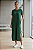 Vestido Midi com bolso Verde Joana - Imagem 1