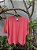 Blusa Soltinha Barrado Coral - Imagem 1