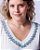 Blusa Soltinha Decote V Off White Thayla - Imagem 1