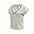 Blusa Soltinha Decote V Off White Melissa - Imagem 1