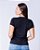 Tshirt Feminina Decote Redondo Preta Lexi - Imagem 5