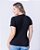 Tshirt Feminina Decote Redondo Preta Maya - Imagem 5