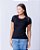 Tshirt Feminina Decote Redondo Preta Camille - Imagem 6