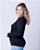 Blusa Manga Longa Decote Redondo Preto Ally - Imagem 4