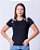 Tshirt Feminina Decote Redondo Preta Mavie - Imagem 3