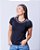 Tshirt Feminina Decote Redondo Preta Otavia chatom cristal - Imagem 3