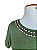 Tshirt Feminina Decote Redondo Verde Gucci Maite - Imagem 2