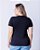 Tshirt Feminina Decote Redondo Preta Elen - Imagem 4