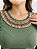 Blusa Feminina Manga Longa Verde Jasmine - Imagem 2