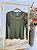 Blusa Feminina Manga Longa Verde Gianni - Imagem 2