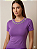 Tshirt Feminina Decote Redondo Lilás Laisa - Imagem 1