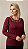 Blusa Feminina Manga Longa Vinho Diana - Imagem 2