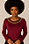 Blusa Feminina Manga Longa Vinho Neiva - Imagem 1