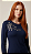 Blusa Manga Longa Decote Redondo Marinho Flor de Mel - Imagem 1
