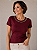 Tshirt Feminina Decote Redondo Vinho Duquesa - Imagem 2
