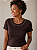 Tshirt Feminina Decote Redondo Marrom Mandy - Imagem 1