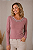 Blusa Manga Longa Decote Redondo Rosé Maite - Imagem 1