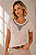 Tshirt Feminina Decote Redondo Renda Imperial - Imagem 1