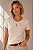 Tshirt Feminina Decote Redondo Renda Riviera - Imagem 1