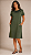 Vestido 100% Algodão Verde Black Bloom - Imagem 1