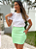 Saia Laura em Courino Premium - Verde - Imagem 3