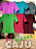 Kit 3 Blusas Caju em Malha Emana - Imagem 1
