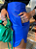 Saia Laura em Courino Premium - Azul - Imagem 1