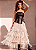 Saia Franjas Boho Midi - Imagem 9