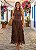 Saia Franjas Boho Midi - Imagem 7