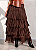 Saia Franjas Boho Midi - Imagem 11