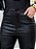Calça Elegante Couro PU com Lycra Corte Reto - Imagem 11