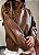 Jaqueta Oversized com Gola em Couro PU Premium - Imagem 3