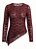 Blusa em Renda Assimétrica sem Gola - Imagem 7