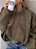 Jaqueta Oversized com Barra Bolonê em Suede - Imagem 9