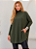 Blusa Poncho Modal de Lã Importado - Imagem 3