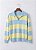 Blusa Polo Tricot Clássica Listrada - Imagem 1