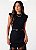 Vestido Midi Canelado sem Mangas Modelo Reto com Renda Chantilly - Imagem 4