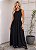 Vestido Longo Mix Malha Tricoline - Imagem 2
