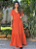 Vestido Mid Lola - Com Manga - Gola em V - Imagem 1