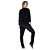 Conjunto Jaqueta Retilínea e Calça Plush Preto ZERO AÇUCAR - Imagem 2