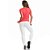 Blusa Feminina T-Shirt Lite Básica Pink Neon CAJUBRASIL - Imagem 4