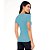 Blusa T-shirt Feminina Skin Fit Alongada Azul ALTO GIRO - Imagem 2