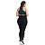 Calça Legging Plus Size Su Power Mescla e Preto CAJUBRASIL - Imagem 4