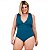 Maiô Plus Size Fax Amarrações Verde NEW BEACH - Imagem 1