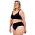 Biquíni Plus Size Detalhe Roletê Preto NEW BEACH - Imagem 1