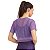 Cropped Fitness Básico Telinha Roxo Astral CAJUBRASIL - Imagem 2