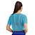 Cropped Fitness Básico Telinha Azul Skyblue CAJUBRASIL - Imagem 2